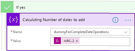 Calculating number of dates to ad
